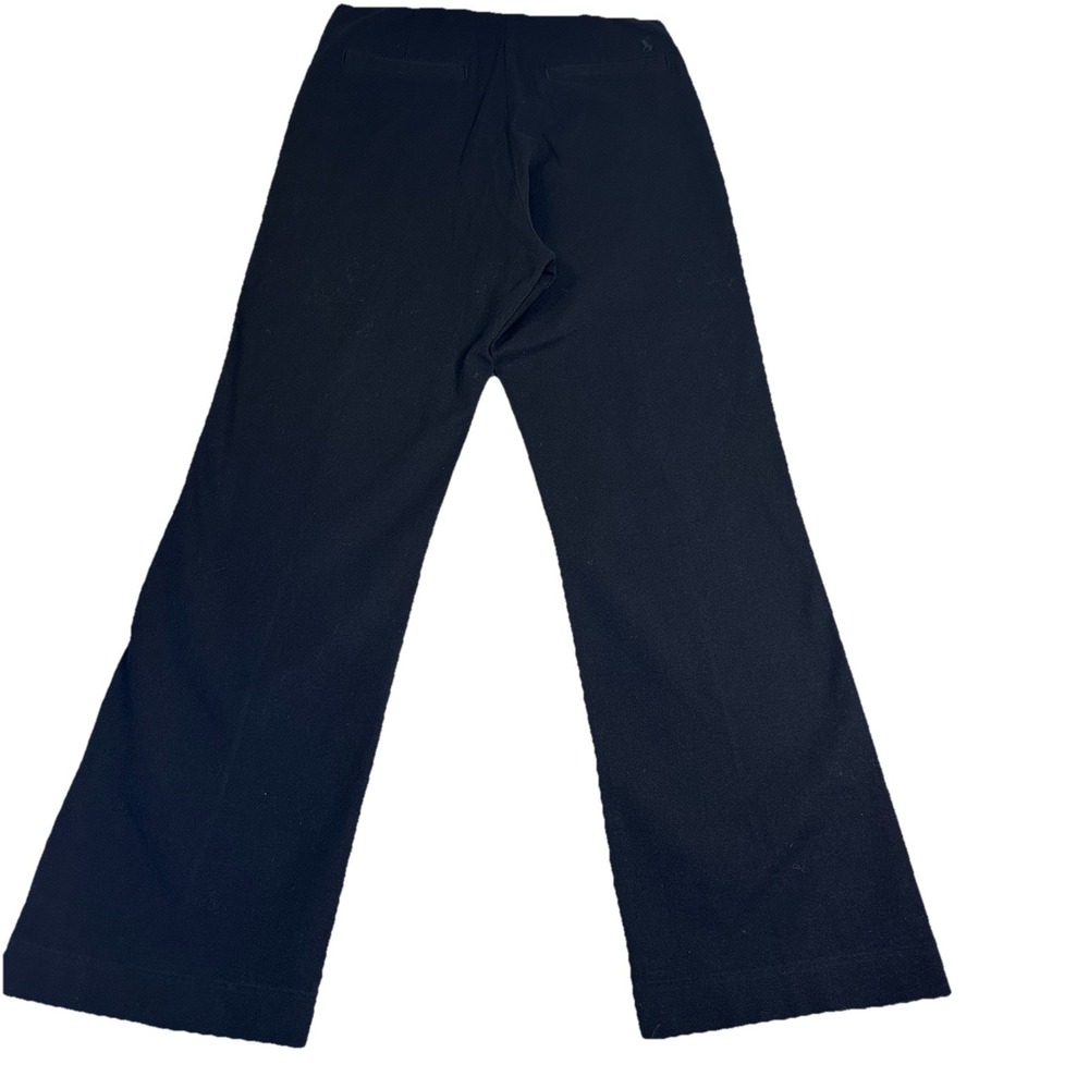 JOULES Pants Hepworth Kick Flare Trousers Size 8 Black Stretch Side Zip Fit NEW‎